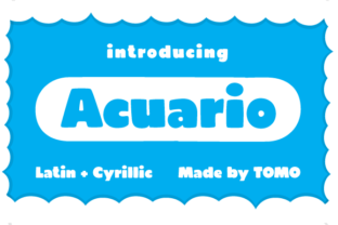 Acuario: The Fun and Friendly Display Font for Kids' Campaigns