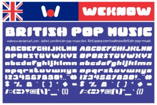 British Pop Music: A Bold and Sophisticated Font for Editorial Design