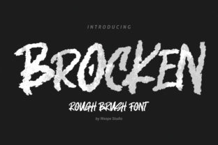 Brocken: A Brushed All Caps Display Font for Web Design