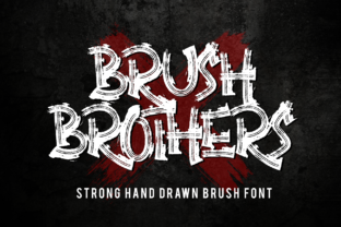 Brush Brothers: A Handwritten Font for Creative Makers