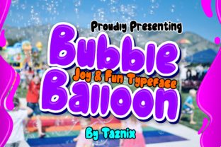 Bubble Balloon: A Joyfully Bold Font for Creative Makers