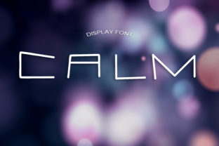 Calm: The Elegant Display Font for Crafters and Designers