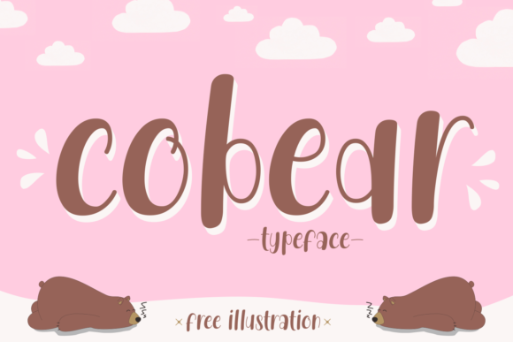 Cobear: A Premium Display Font for Editorial Design