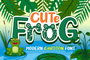 Cute Frog: A Magical Display Font for Creative Web Design