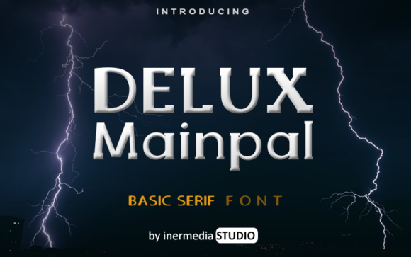 Delux Mainpal: A Modern Display Font for Editorial Design
