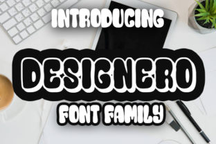 Designero: A Playful Brush Font for Digital Branding