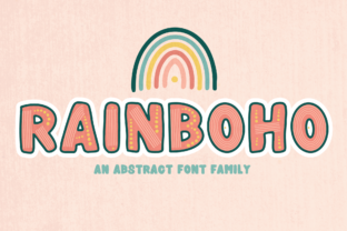 Discover Rainboho: A Unique Display Font for Modern Web Design