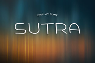 Discover Sutra: A Futuristic Display Font for Elegant Publishing