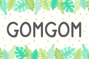 Discover the Magic of Gomgom: A Font for Makers