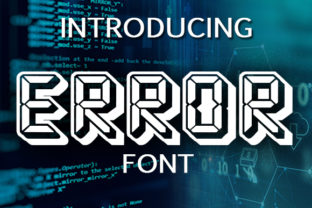 Error: A Unique Display Font for Creative Web Design