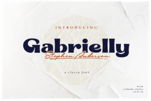 Exploring Gabrielly: A Playfully Nostalgic Display Font