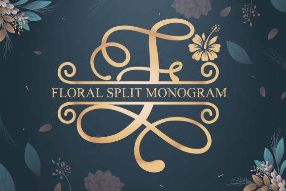 Floral Split: The Perfect Display Font for Elegant Branding