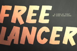 Freelancer: A Bold and Contemporary Display Font