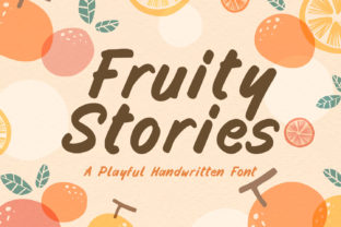 Fruity Stories: A Playful Font for Creative Branding