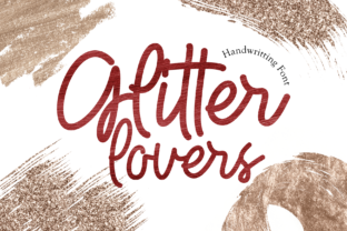 Glitter Lovers: A Bold and Playful Font for Your Brand