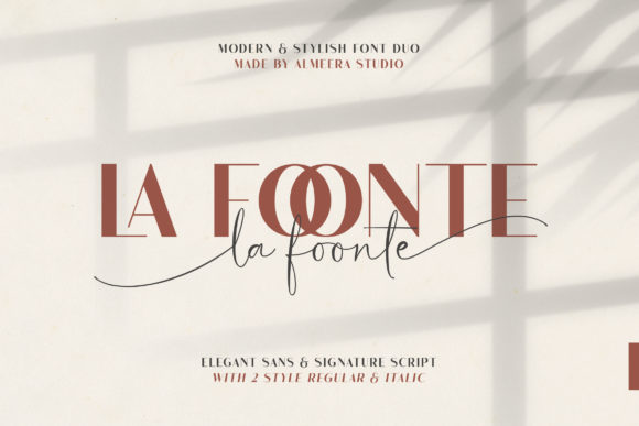 La Foonte: A Versatile Display Font for Creative Branding