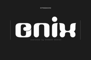 Onix: A Playfully Conceptual Display Font for Editorial Design