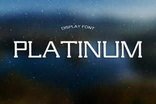 Platinum: A Clean and Modern Serif Font for Makers