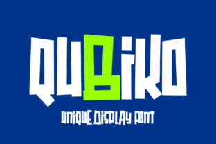 Qubiko: A Playfully Conceptual Font for Creative Projects