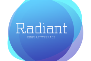Radiant: A Modern and Clean Display Font for Crafters