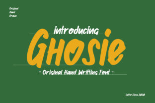 Transform Your Brand with Ghosie: A Friendly Handwritten Font