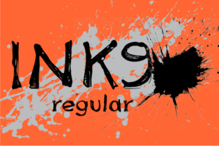 Unleash Creativity with Ink 9: A Unique Display Font