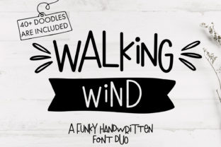 Walking Wind: A Playful Display Font for Editorial Charm