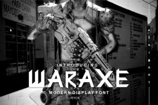 Waraxe: A Dynamic Font for Gaming and Sports Brands