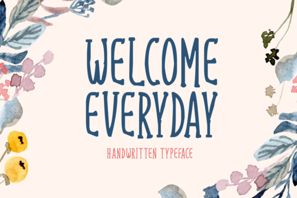 Welcome Everyday: A Bold Display Font for Editorial Charm